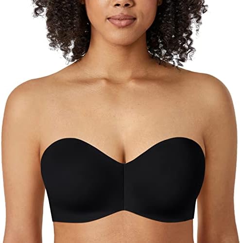 Strapless Minimizer Plus Size Bras, Black