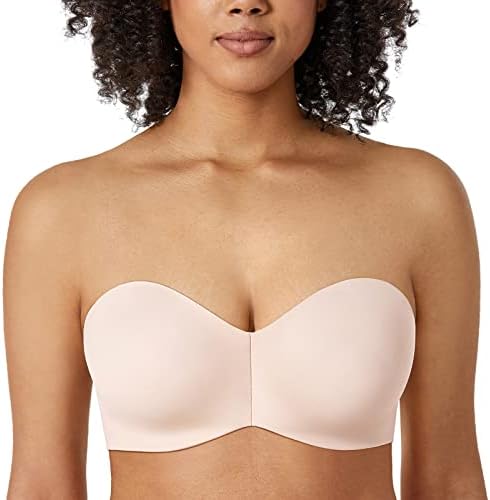 Strapless Minimizer Plus Size Bras, Rose White