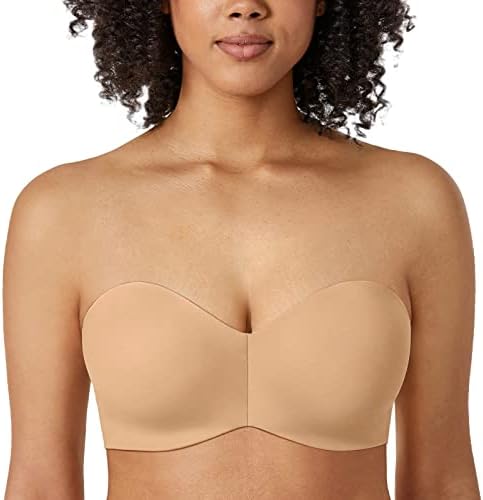 Strapless Minimizer Plus Size Bras, Taupe Tan