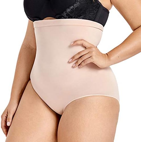 Tummy Control Shapewear Panties, Beige