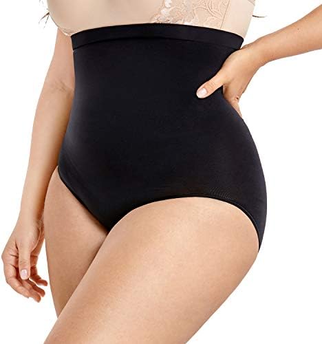 Tummy Control Shapewear Panties, Black