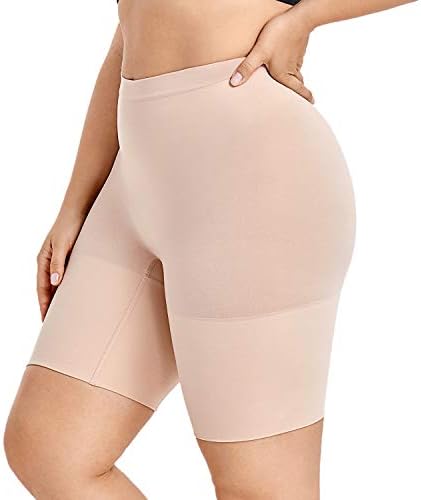 Tummy Control Shapewear Thigh Slimmer, Beige