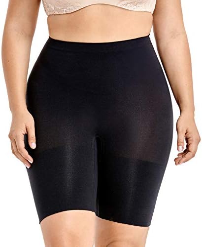 Tummy Control Shapewear Thigh Slimmer, Black