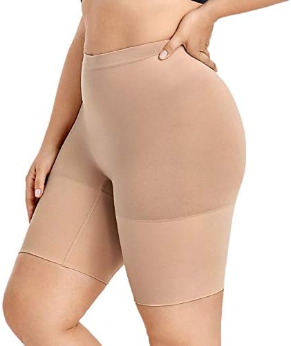 Tummy Control Shapewear Thigh Slimmer, Taupe Tan