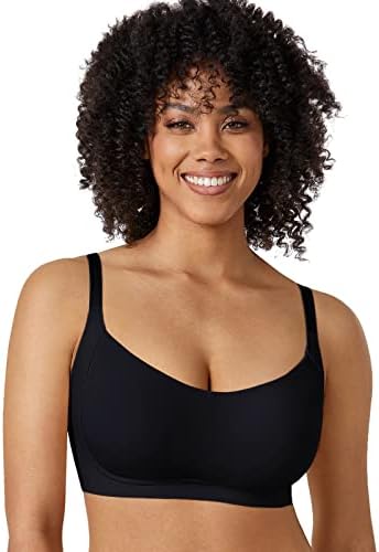 Wireless Bra Plus Size Full Coverage, Black
