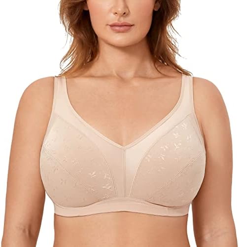 Wireless Plus Size Bra, Beige